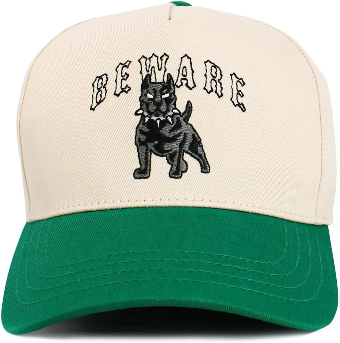 KBETHOS Beware Bulldog Dad Hat Baseball Cap Polo Style Unconstructed Adjustable 100% Cotton Unisex Pre-Curved Visor 29 Colors