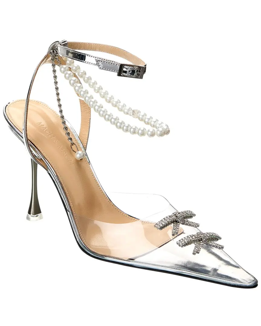 Mach & Mach Matilda Vinyl & Leather Pump