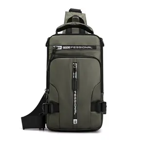 New Multi-Functional Chest Bag For Men, Waterproof Fabric Mini Backpack, Fashion Casual Shoulder & Crossbody Sling Pack, Lightweight Durable Daily Carryall With Practical Compartments,  Outdoor Sports, Travel, Errands And All Kinds Of Casual Activities