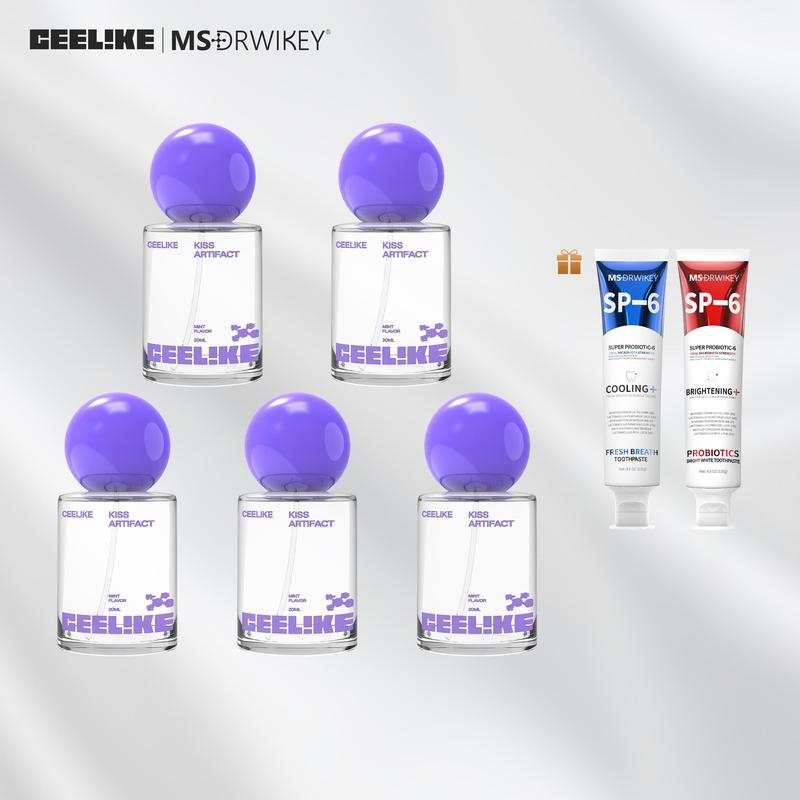 CEELIKE｜MSDRWIKEY Oral Care Set | 5 Oral Sprays + 2 Upgraded Toothpastes | Complete Fresh Breath & Enamel Protection