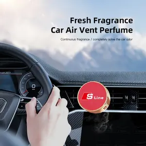 Car Aroma Diffuser Air Fresheners Auto Vent Perfume Diffuser For Audi S Line A7 A3 A6 S8 TTS S5 Q8 Q4 Q5 A8L Q7 SQ2 A5 A4 S4 S6 SQ5 S7 SQ7 Q6 SQ6 SQ8 S7 S3 A8 A1 Q2 Q3 e-tron