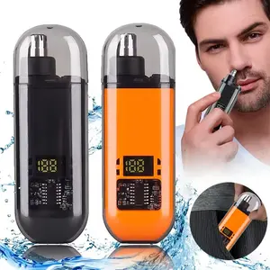 Electric Nose Hair Trimmer for Men & Women, USB Rechargeable, Stainless Steel Head, Silent Motor, Halloween Gift for Boyfriend