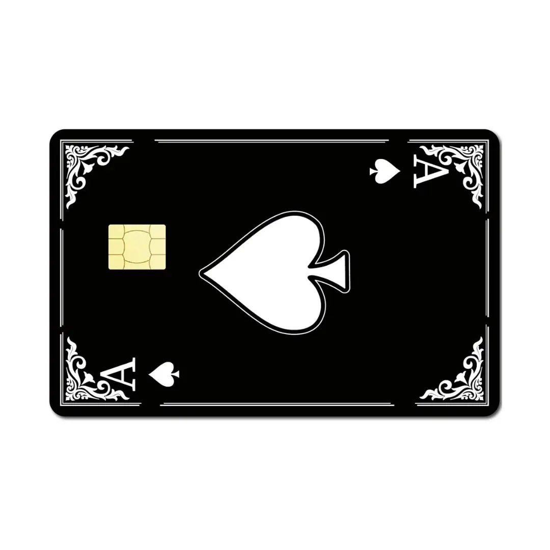Ace of Speads Custom Vinyl Credit Card Sticker by CC Wraps