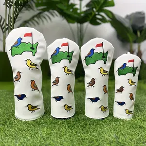 Cute Bird Pattern Golf Club Cover, Durable Protection for No. 1 Wood & More, Stylish Design Extends Lifespan, Perfect Gift for Golfers, Golf Gifts, Golf Accessories