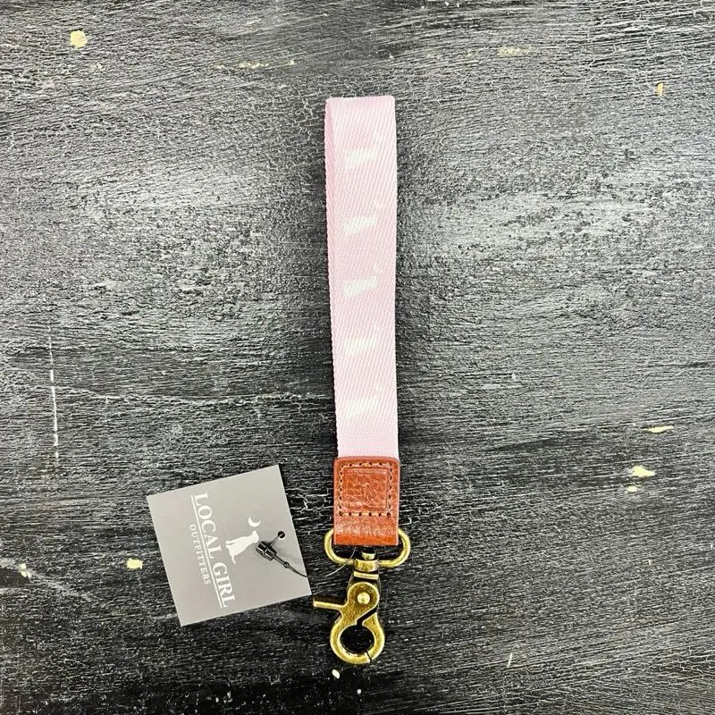 Pink Dog & Moon Wrist Lanyard Pink Dog & Moon Wrist Lanyard