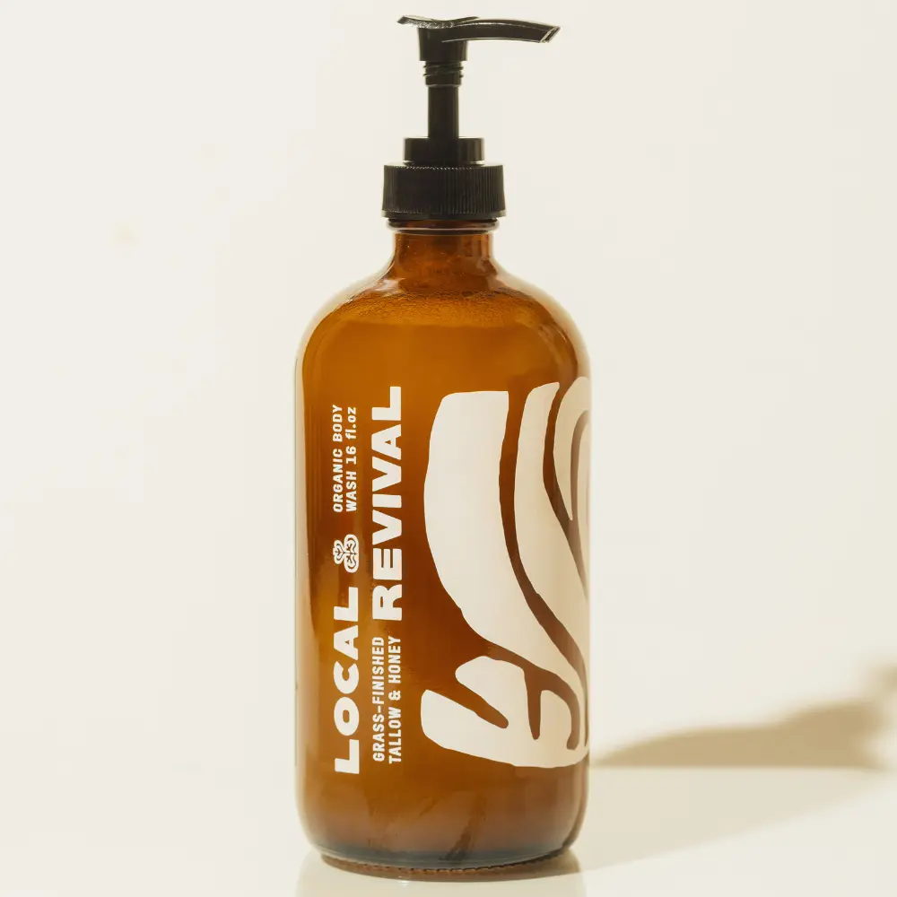 Local Revival Tallow & Honey Body Wash | 10 Organic Ingredients | No Synthetic Detergents