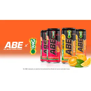 ABE x TANG Energy Drink – Tang Duo 4-Pack | Zero Sugar, Zero Calories Sport Flavor