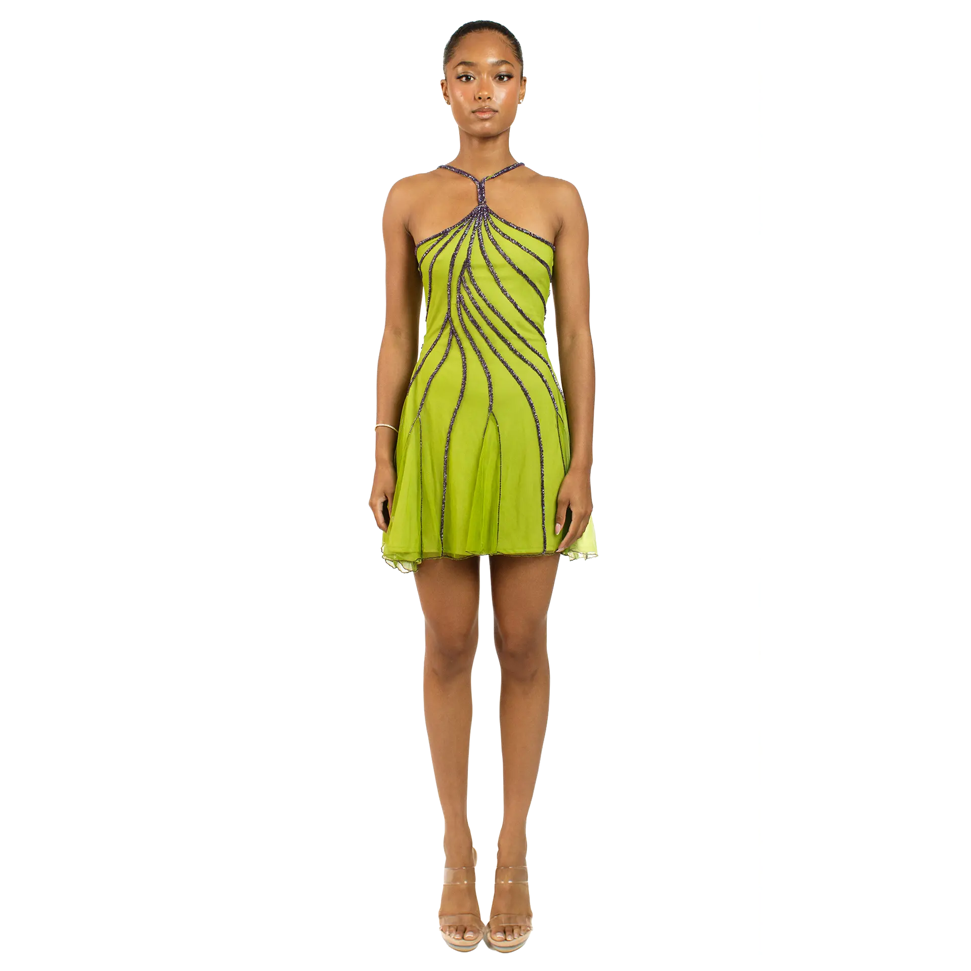 Kiwi Green Pixi Dress