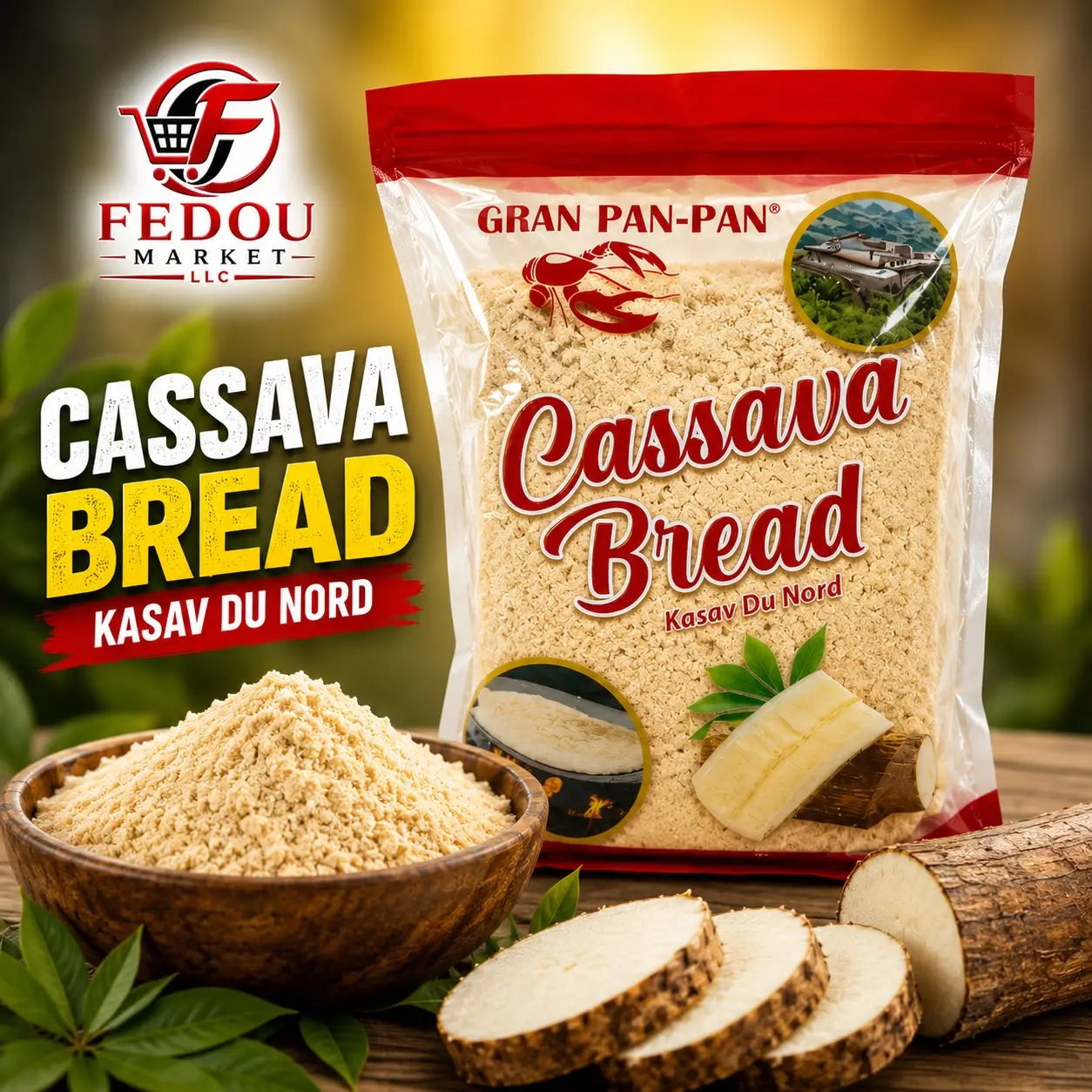 cassave bread kasav du nord