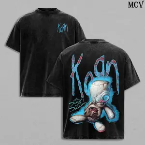 Korn The Serenity Of Suffering Tee – Vintage Acid Wash Heavy Cotton Oversize Unisex Nu Metal Band T-Shirt, Sweatshirt & Hoodie, Retro Y2K Streetwear Top, Music Fan Merch Gift