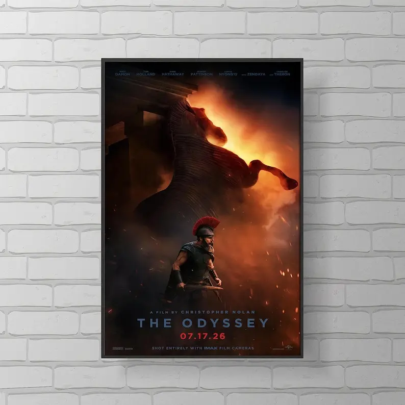 The Odyssey Movie Poster | Limited Collection | Unframed Print | Home Decor | Gift Idea