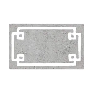 SEVOBAL Bathroom Rugs Bath Mat Rug Home Decor Carpet Shower Mat Home Decor for Bathtub Side Floor Shower Room Bathroom, Grey, 40"*24"*0.5"