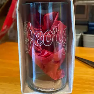 Vasitos is an up-cycled customized glass cup. Engraved using a rotary tool and hand crafted with excellence.