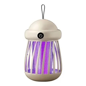 Mosquito Killer Lamp, Silent Mosquito Killer Lamp, Dual-purpose Indoor & Outdoor Insect Lamp with Automatic Mosquito Trap Function, Suitable for Home Bedroom & Camping