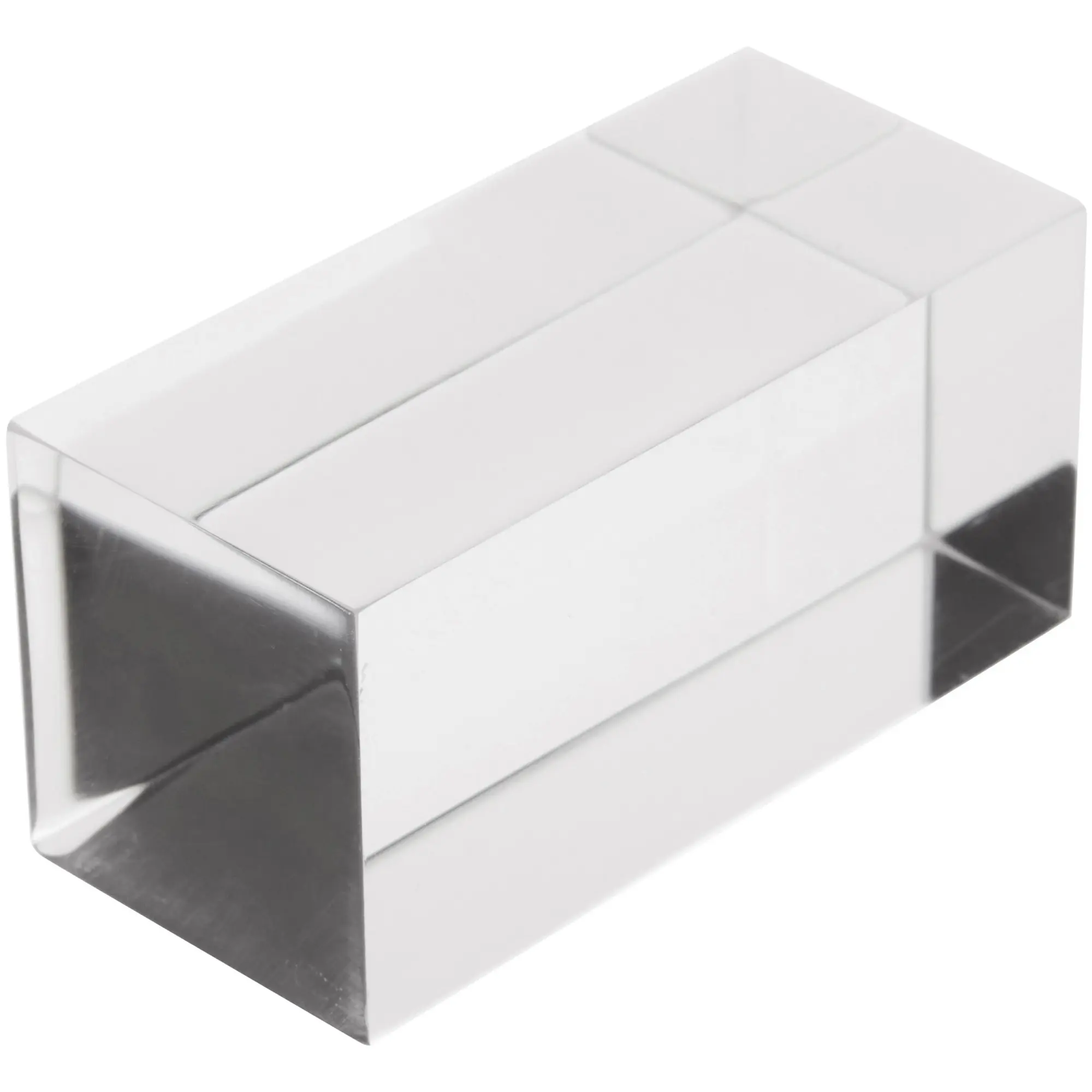 Plymor Clear Polished Acrylic Square Display Block