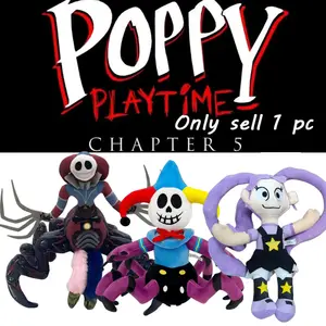 Horror Game 5 Plush Doll of the Game Monster Clown Lily, Various Character Dolls, Soft Throw Pillows, Collectible Gifts for Anime Fans, Collectible Gifts for Game Fans, Birthday and Christmas Gifts