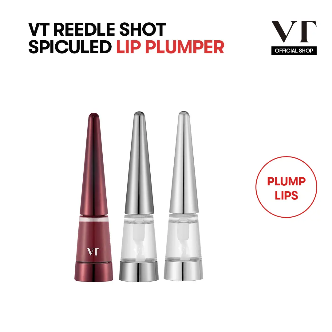[VT Official] Viral Reedleshot Lip Plumper gloss lips, Hydrating, Moisture, Jojoba, VT Reedle Shot Lip Plumper Expert, Beginner, Colored Lip Plumper, Spiculed Lip plumper, Lip plump korean skincare products, Volufiline