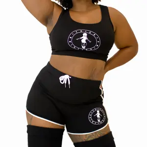 Women's Plus Size 2-Piece Lounge and Activewear Set - Comfortable Cotton-Spandex Blend (XL-5XL)