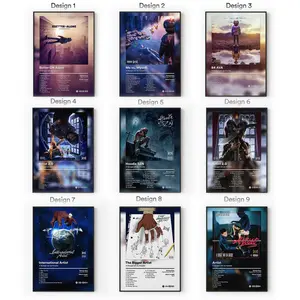 [Sale Up To 40%] [Unframe] A Boogie wit da Hoodie Album Posters, Melodic New York Rap Wall Art, Street Hip Hop Bedroom Aesthetic Decor, Modern Album Cover Artwork, Gift for Fans