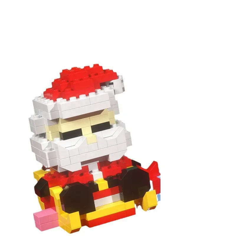 Christmas hot gifts Santa Claus micro particles children assembled small building block Christmas decorations ornament Christmas hot gifts Santa Claus micro particles children assembled small building block Christmas decorations ornament