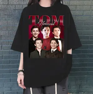 Tom Holland T-Shirt, Tom Holland Shirt, Tom Holland Tees, Hip hop Graphic, Unisex Tees, Bootleg Retro 90's Fans, Trendy Tee