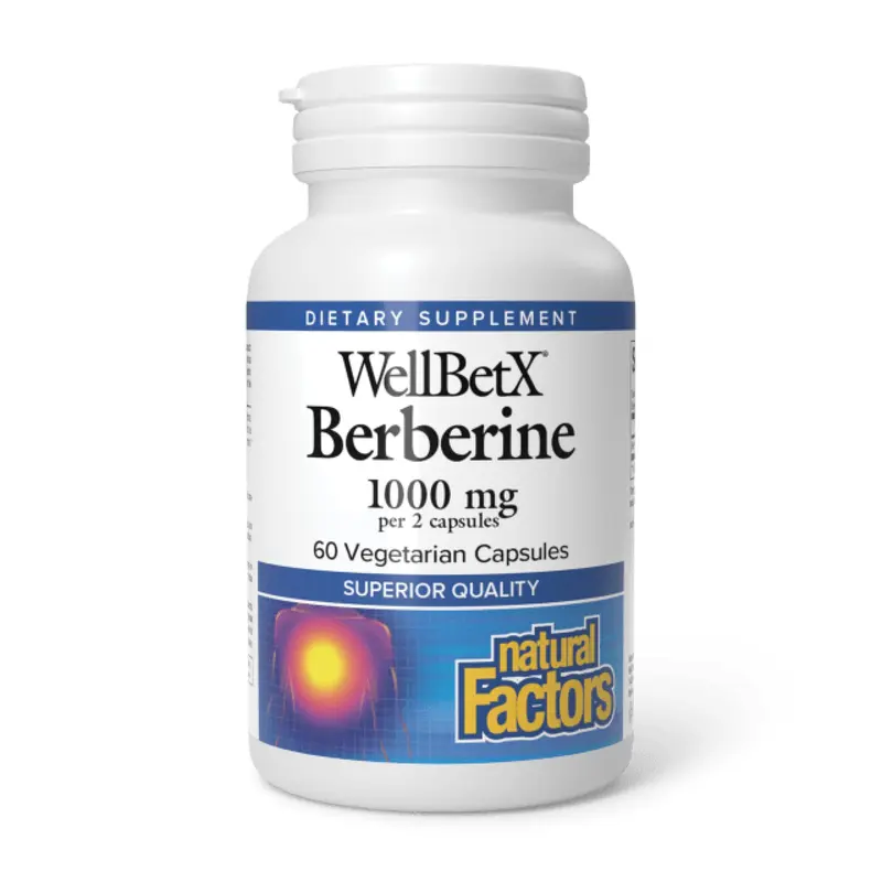 Natural Factors WellBetX Berberine 1,000 mg