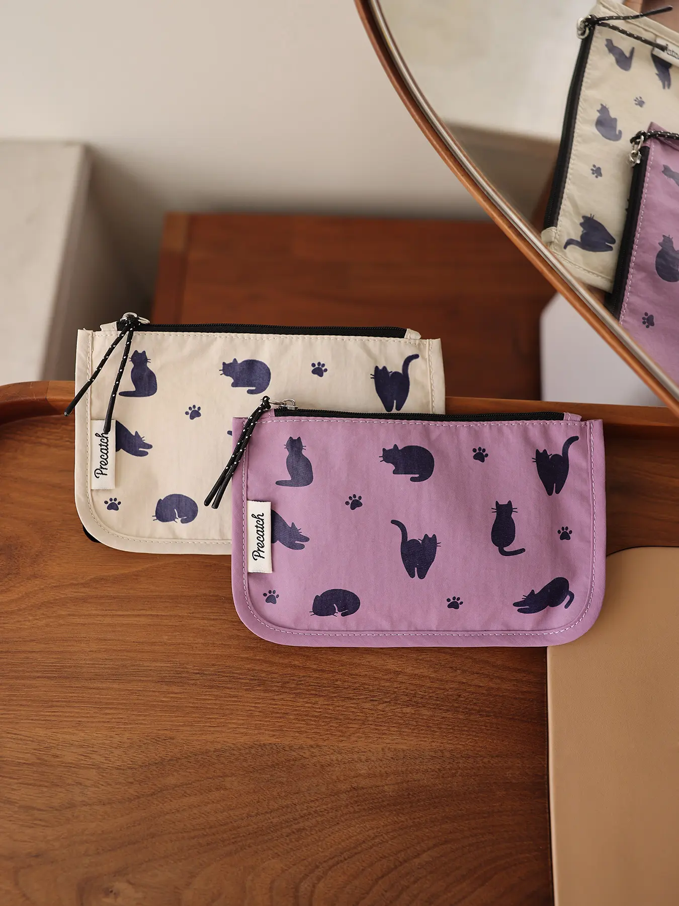 Portable Travel Ticket Document Card Earphone Cable Storage Bag, Lightweight Small Slim Multi-Functional Organizer Pouch Mini Inner Pocket, Zipper Pouches, Travel Organization Pouch, Travel Accessory, Travel Organizer Bags