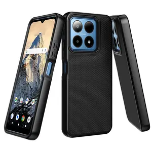 Compatible for Boost Summit 5G Case w/Tempered Glass Screen Protector [Military Grade] Ring Car Mount Kickstand Shockproof Hard Phone Case -