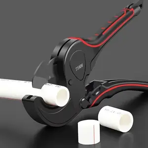 Aluminum Alloy Manual Pipe Cutter| Heavy Duty with Safety Lock, Comfortable Grip, Ratchet Type, Non-Slip Handle, Fast Cutting, PVC Pipe Cutting