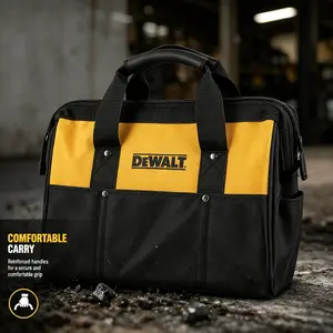DEWALT Heavy-Duty Tool Bag | Wear-Resistant Storage Pouch for Drills, Wrenches & Power Tools