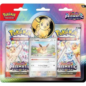 Pokemon Scarlet and Violet Prismatic Evolutions Blister Trading Cards
