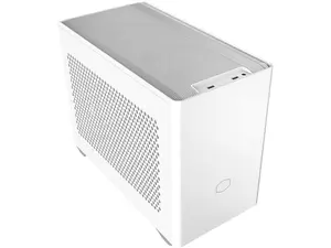 Cooler Master Cooler Master NR200 White SFF Small Form Factor Mini-ITX Case with Vented Panel, Triple-slot GPU, Tool-Free and 360 Degree Accessibility