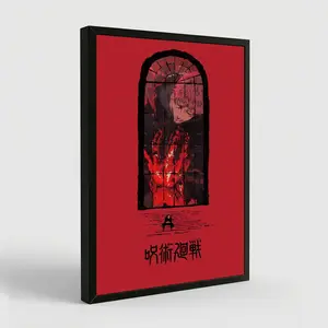 Jujutsu Kaisen Season Poster Jujutsu Kaisen Anime Poster High Quality Canvas Cloth Poster for Aesthetic Room Bedroom Playroom Decor