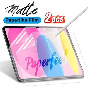 2-Pack Matte Paper-Like Screen Protector for iPad Pro 11-Inch M5 M4 Air 11-Inch M3 M2 A16, Compatible with iPad 10th 9th 8th