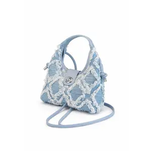 Mini Denim Luxe Crossbody Bag