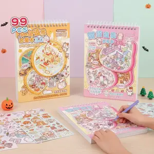 Scene Sticker Set, 3D Micro Landscape DIY Kit, Halloween and Christmas Decorations, Adult and Kids Educational Toy Stickers, Sticker Sheets