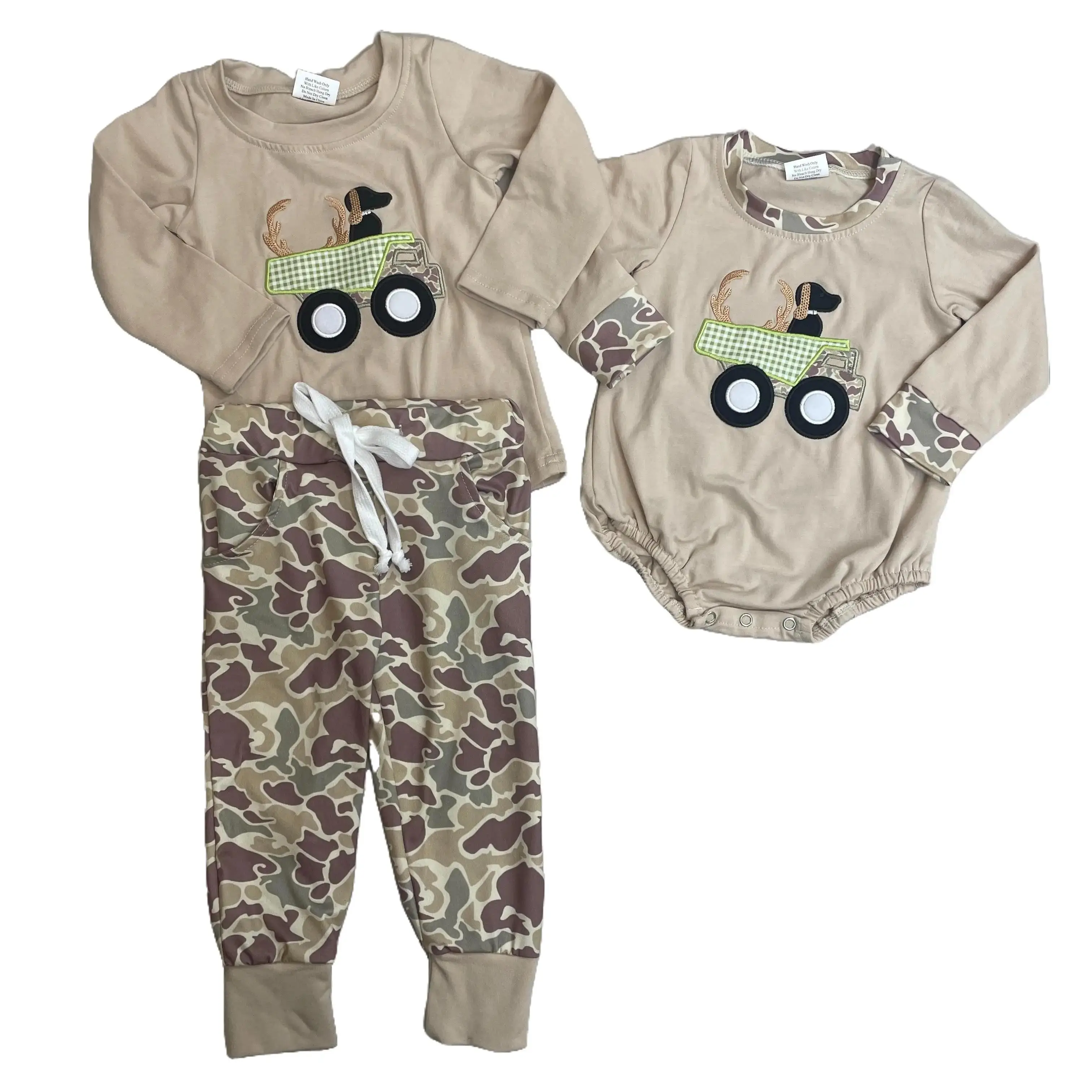 kids clothing boy winter outfit camo clothes dog hunting clothing set