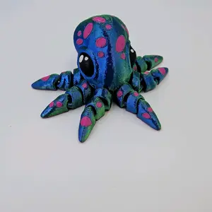 Flexible Octopus Collectible Figurine - Articulating Joints