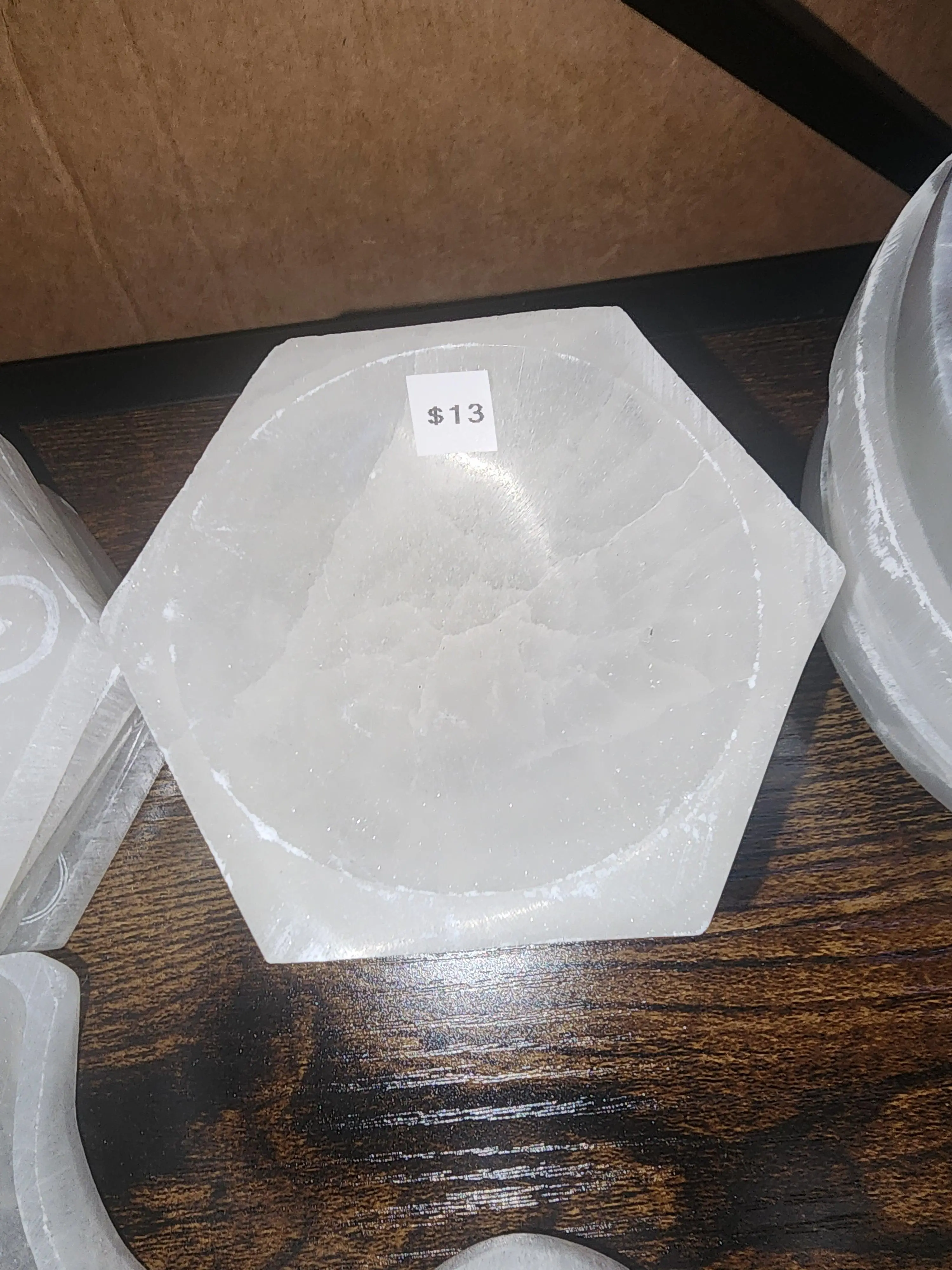 Hexagon Selenite Bowl