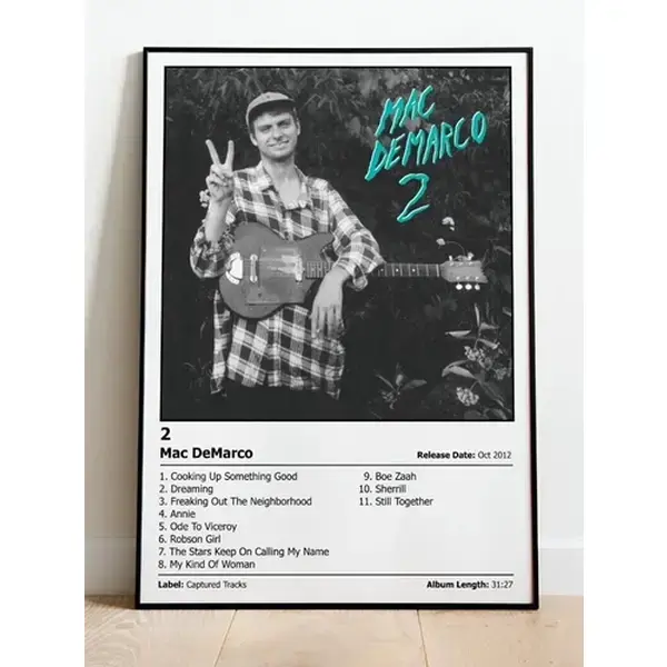 MAC DEMARCO - 2 | Music Album Cover Print Poster | A4, A3, A2 & A1