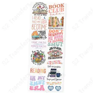 Book Lover’s Dream Premade DTF Transfer Gangsheet - 22" x 60"