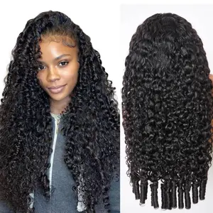 Burmese Curly Human Hair Wigs 12A Brazilian Remy Hair 13X6 Hd Transparent Lace Front Wig Deep Wave 13x4 Lace Frontal Human Hair Wigs For Women Natural Color Raw Human Hair 180% Density