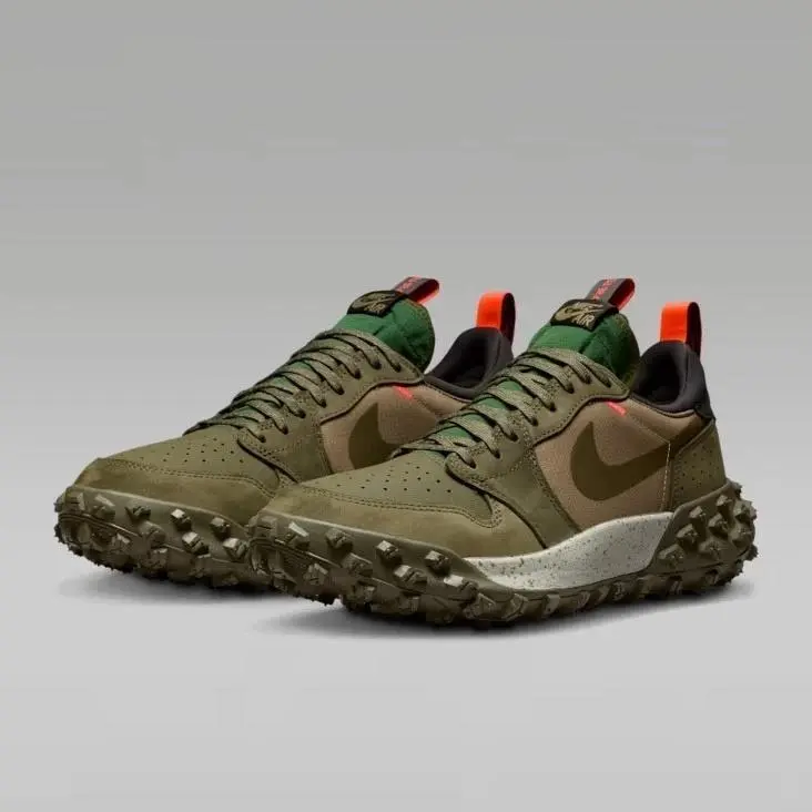 Jordan 1 Low Element Gore-Tex Medium Olive Men's FV4227-201 New Athletic Sneakers Trendy Walking Sneaker