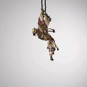 beaded native owls necklace  for sale beaded