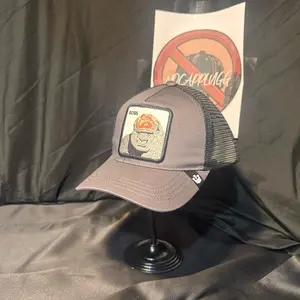 Boss Gorilla Embroidered Trucker Cap with Gorilla Patch for Men