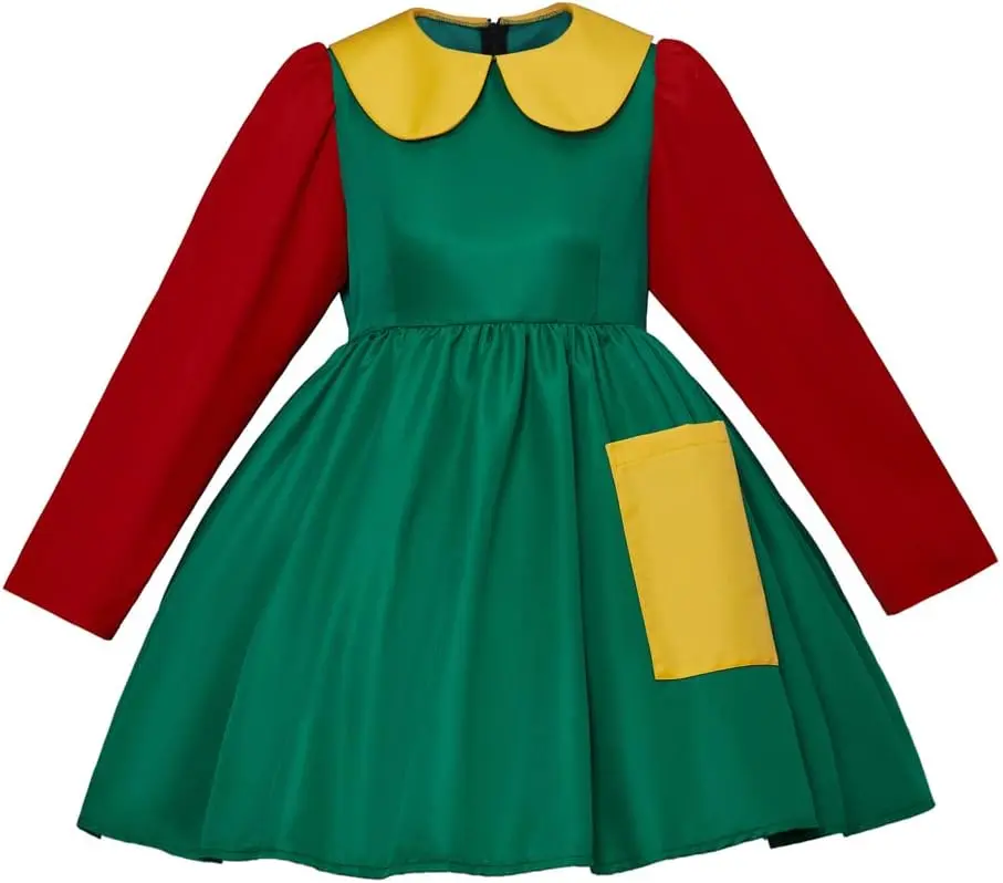 La Chilindrina Dress Costume Movie Chilindrina Cosplay Dress for Adult Women
