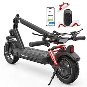 【Free gift Bike bag】XT1/XT2 Electric Scooter Adults, 28 MPH Top Speed, 28/37Miles Range,800/1000W Motor E-Scooter,10"/11" Off-Road Tires,Foldable Scooter for Adults with double Suspension & Turn Signal, Dual Braking Folding