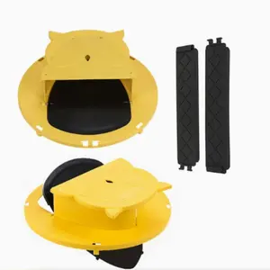 Mouse Trap Bucket Flip Lid Multi-Catch, Auto-Reset Humane Rats Trap, No Chemical Glue Required, Indoor Outdoor Use