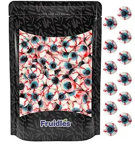 Fruidles Gummy Eyeballs Halloween Candy, Trick-Or-Treat Party Bag Fillers, Party Favor (Half-Pound)