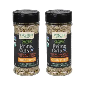 Frontier Co-op Prime Cuts Citrus Pepper, Organic 4.09 oz. (2 Pack)